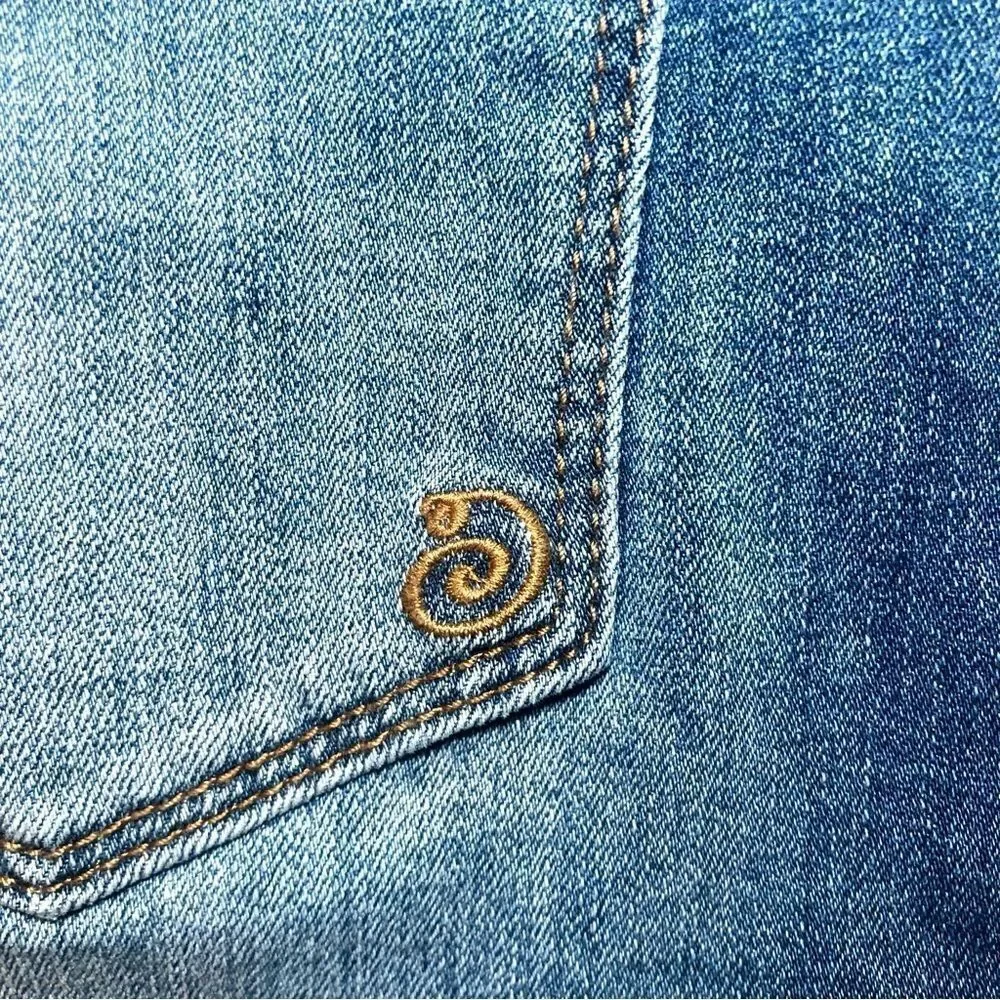 Indigo Rein Blue Button Front Denim Mini Skirt Women’s 7/27 (Juniors)